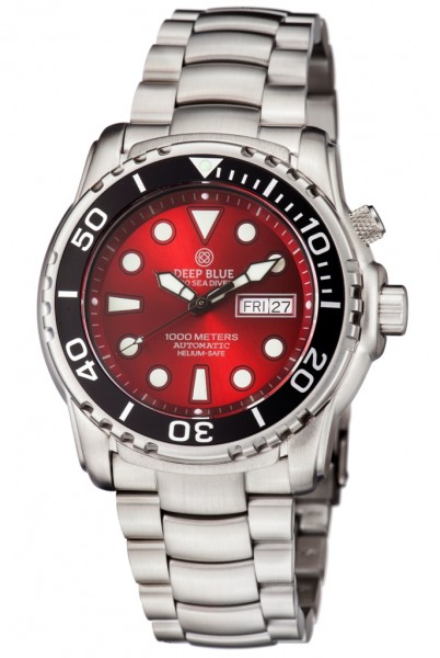 Deep Blue Sea Diver II 1000m Red