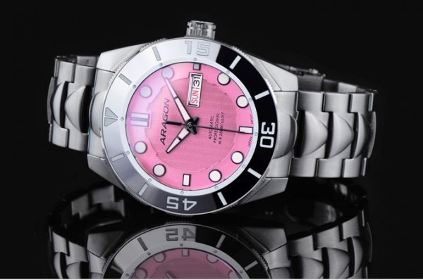 ARAGON Hercules 50mm Pink Automatic