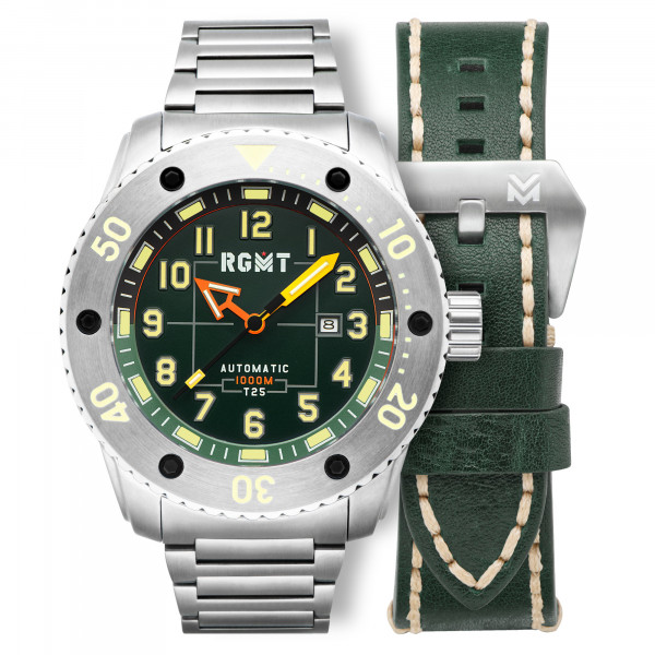 RGMT All-Brite Tritium Basil Green 54mm Automatic Set