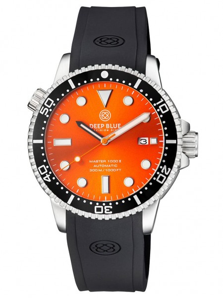 Deep Blue Master 1000 II Black-Orange-Orange