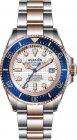 OceanX Sharkmaster 1000 White Gold-IP Automatic