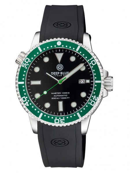 Deep Blue Master 1000 II Green-Black-Glossy