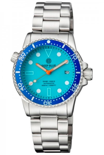 Deep Blue Diver 1000 II Blue Full Lume Steel