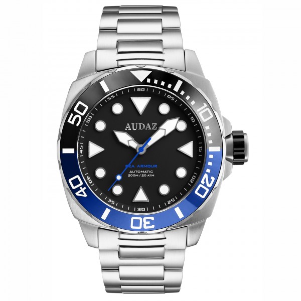 Audaz Sea Armour Black-Blue 45mm Automatic