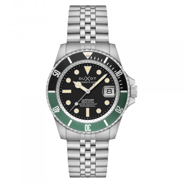 Duxot Atlantic Diver Pitch Black 42mm Automatic