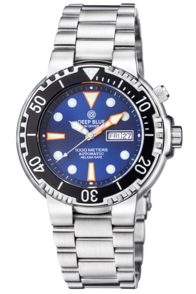 Deep Blue Sun Diver II 1000m Blue