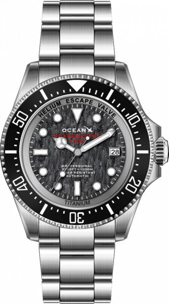 OceanX Sharkmaster 1000 44mm Titanium Grey Automatic Limited Edition