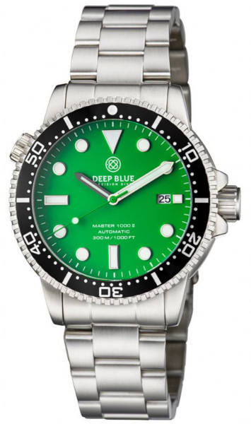 Deep Blue Master 1000 II Black-Green Matt Steel