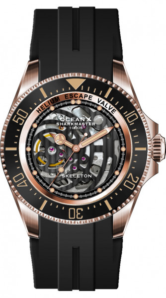 OceanX Sharkmaster 1000 Gold Skeleton Automatic