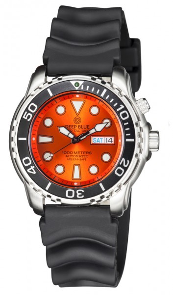 Deep Blue ProTac Diver 1000m Orange Automatic