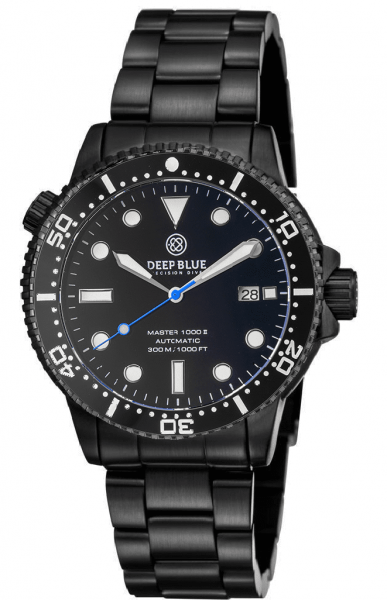 Deep Blue Master 1000 II Black-Blue PVD Steel