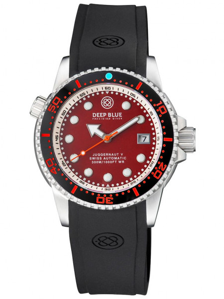 Deep Blue Juggernaut V Red Jasper 40mm