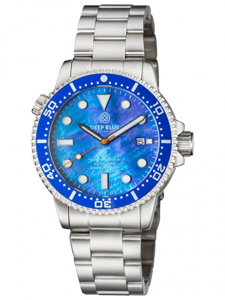 Deep Blue Diver 1000 II Blue-Blue-MOP Steel