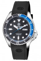 Deep Blue Military Diver 300 44mm Automatic Black-Blue