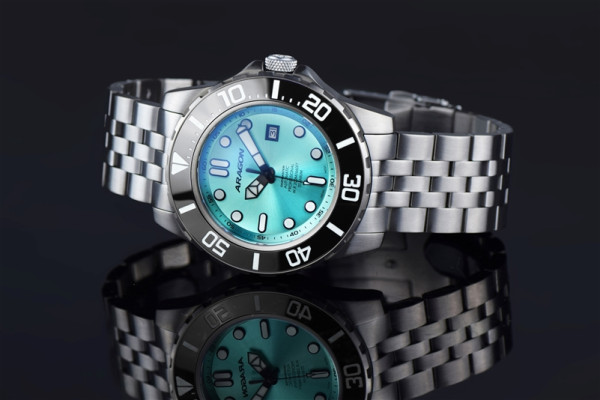 ARAGON Divemaster Titanium Teal 50mm