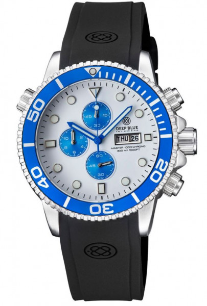 Deep Blue Master 1000 Chrono White-Blue