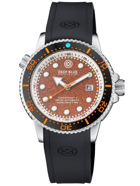 Deep Blue Juggernaut V Orange Sand 44mm