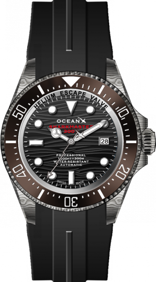 OceanX Sharkmaster 300+ Black Automatic Special Edition