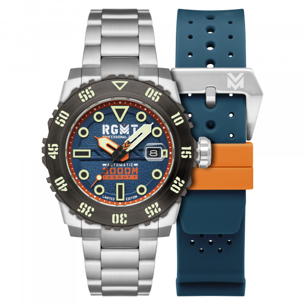 RGMT Ohio 3000m Navy Blue 46mm Automatic Set Limited Edition