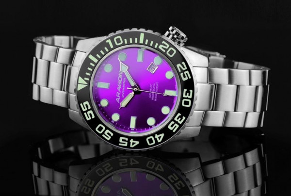 ARAGON Divemaster IV EVO Purple Automatic 48mm