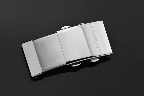 ARAGON Glide Lock Schließe 24mm Brushed/Polished