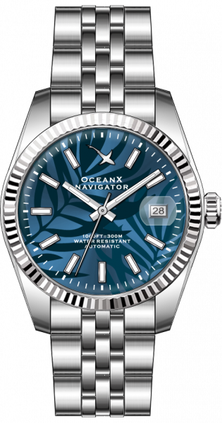 OceanX Navigator Blue Palm 39mm Automatic