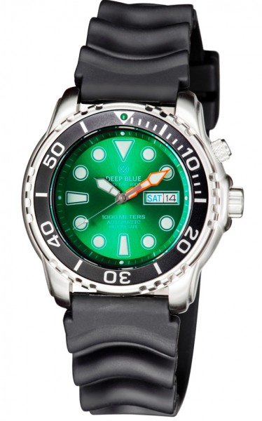 Deep Blue ProTac Diver 1000m Green Automatic