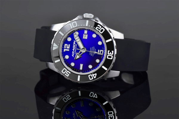 ARAGON Divemaster Titanium Blue 50mm