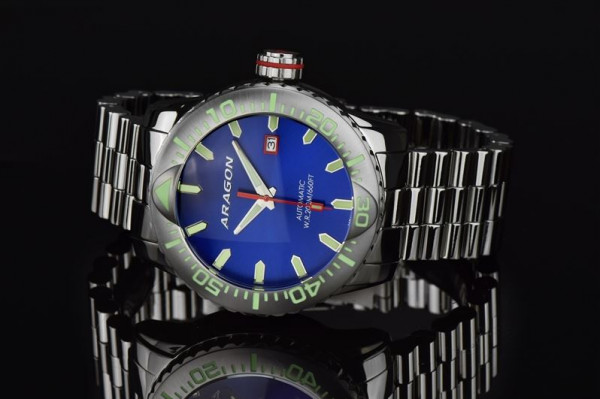 ARAGON Matador Blue 45mm Automatic Steel