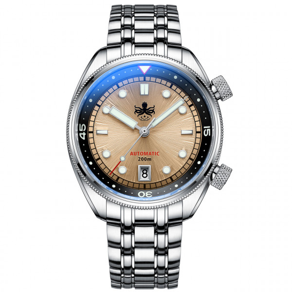 Phoibos Eagle Ray Champagne 200m Diver Automatic