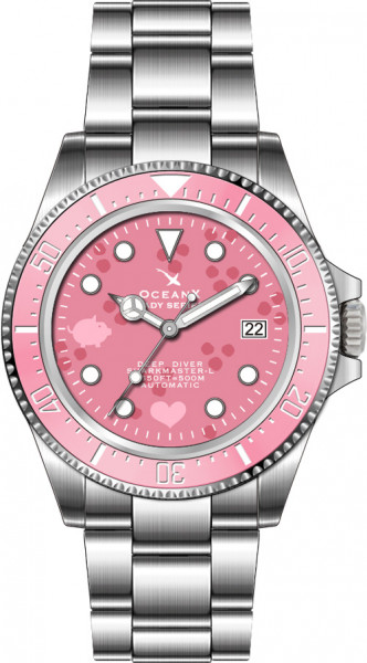 OceanX Sharkmaster-L Glossy II Pink 42mm Automatic