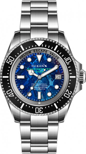 OceanX Sharkmaster 1000 44mm Meteorite Blue Automatic Limited Edition