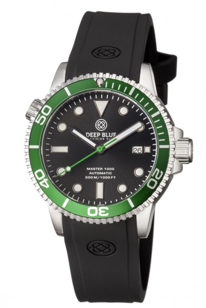 Deep Blue Master 1000 Black-Black-Green