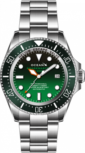 OceanX Sharkmaster 1000 Green-Black Gradient II Automatic