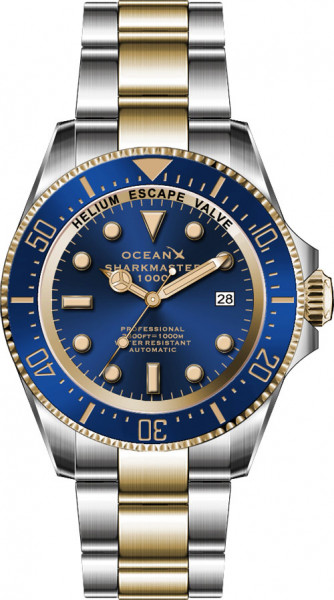 OceanX Sharkmaster 1000 Blue Gold-IP Automatic