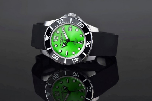 ARAGON Divemaster Titanium Green 45mm