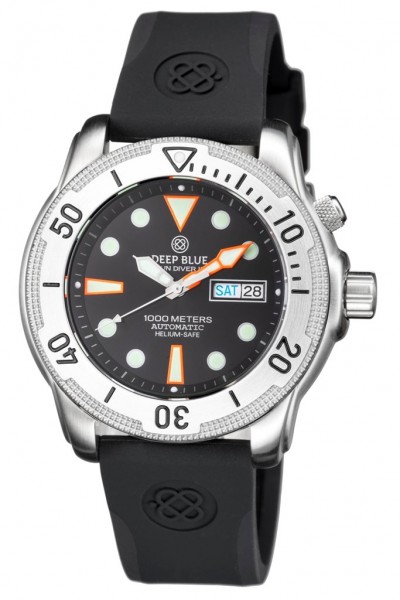 Deep Blue ProTac Diver 1000m Black-Silver Automatic Special Edition