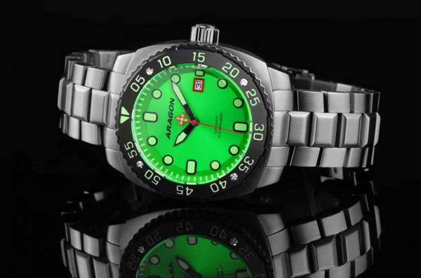 ARAGON Parma Green Automatic 50mm