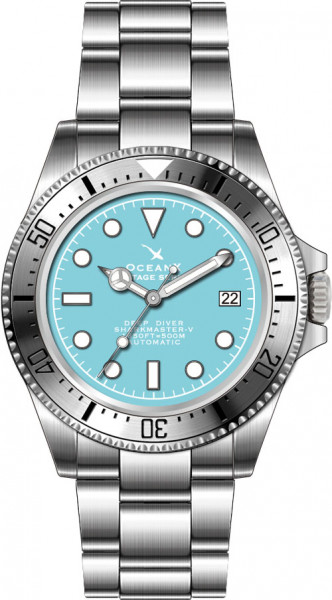 OceanX Sharkmaster V Turquoise Automatic