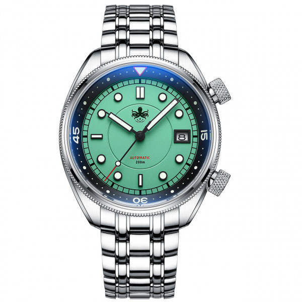 Phoibos Eagle Ray Pastel Green 200m Diver Automatic