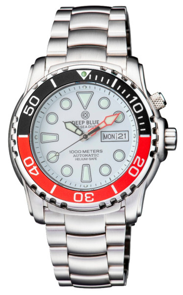 Deep Blue Sea Diver I 1000m White-Black-Red