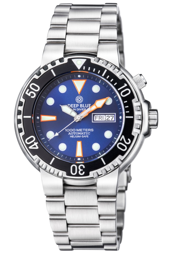 Deep Blue Sun Diver II 1000m Blue TimeStore24