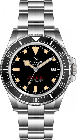 OceanX Sharkmaster V Black III Automatic