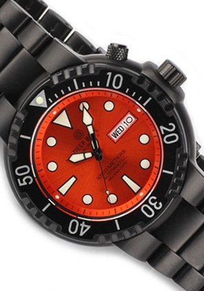 Deep Blue Sun Diver II 1000m Orange IP