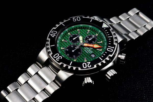 Deep Blue Sea Chrono 1000m Green TimeStore24