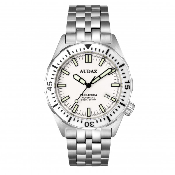 Audaz Barracuda White Lume 42mm Automatic