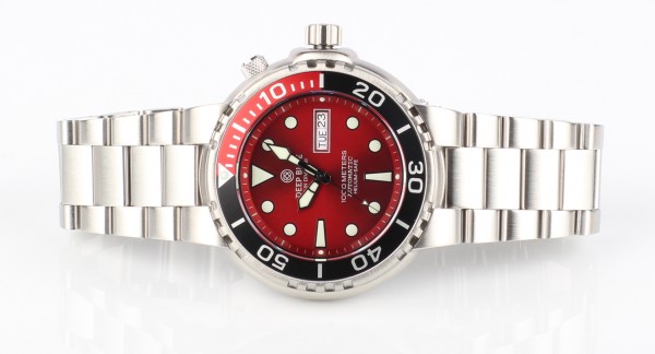 Deep Blue Sun Diver III 1000m Red